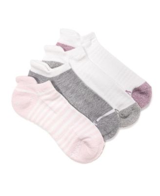 Women's Dream Step Sporty Low Cut Ankle Socks, 4 Pair Pack