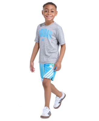 Toddler and Little Boys' 2T-7 Short-Sleeve T-shirt and Shorts, 2-piece  Set