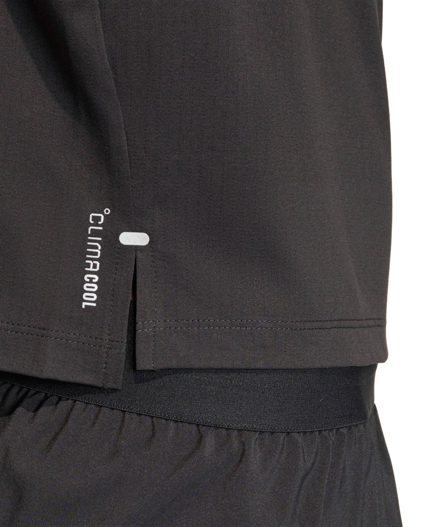 Женская футболка adidas Crewneck Running, цвет: Чёрный — фото 4