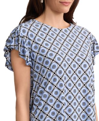 Women's Flutter Short-Sleeve Top