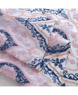 90 GSM Printed Peva Glit Jaxx Shower Curtain 70" x 72" Blush