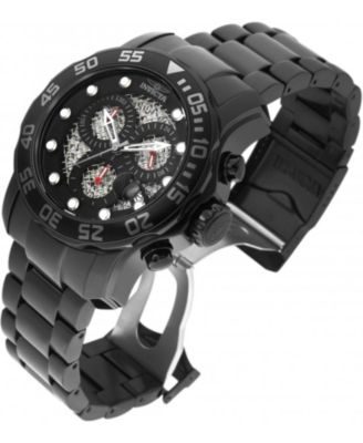 Men's 19838 Pro Diver Quartz 3 Hand Dial Watch