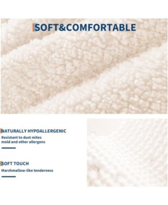 Bed Frame Adjustable Upholstered Headboard Storage Drawers Boucle Lamb Fleece Led Kids Bed Wood Slats