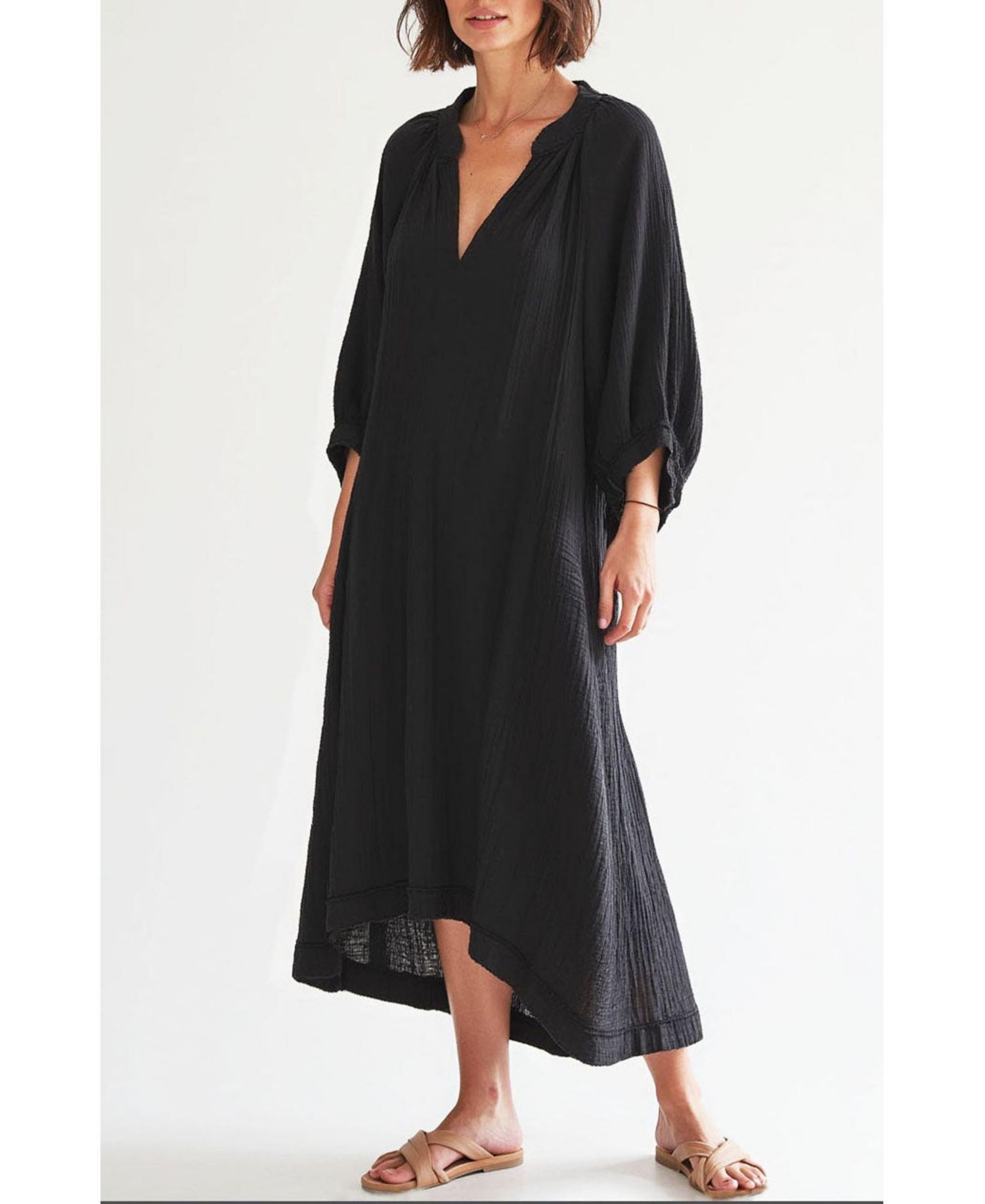 Women's Ocean+Main Gauze Dress with Pockets