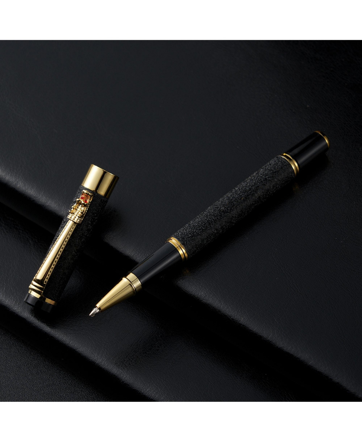 Htutwoo Metal Ballpoint Pen Line width 0.5mm, Suitable for Both Men and Women for Office Work, Study