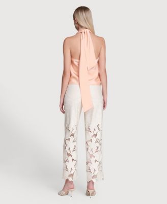 Women's Long Tie Halter Top