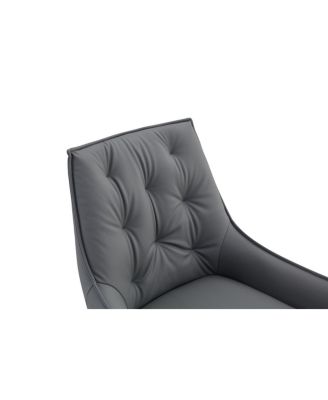 Dining Chairs Set of 4, Faux Leather, Mesh Texture, Legs