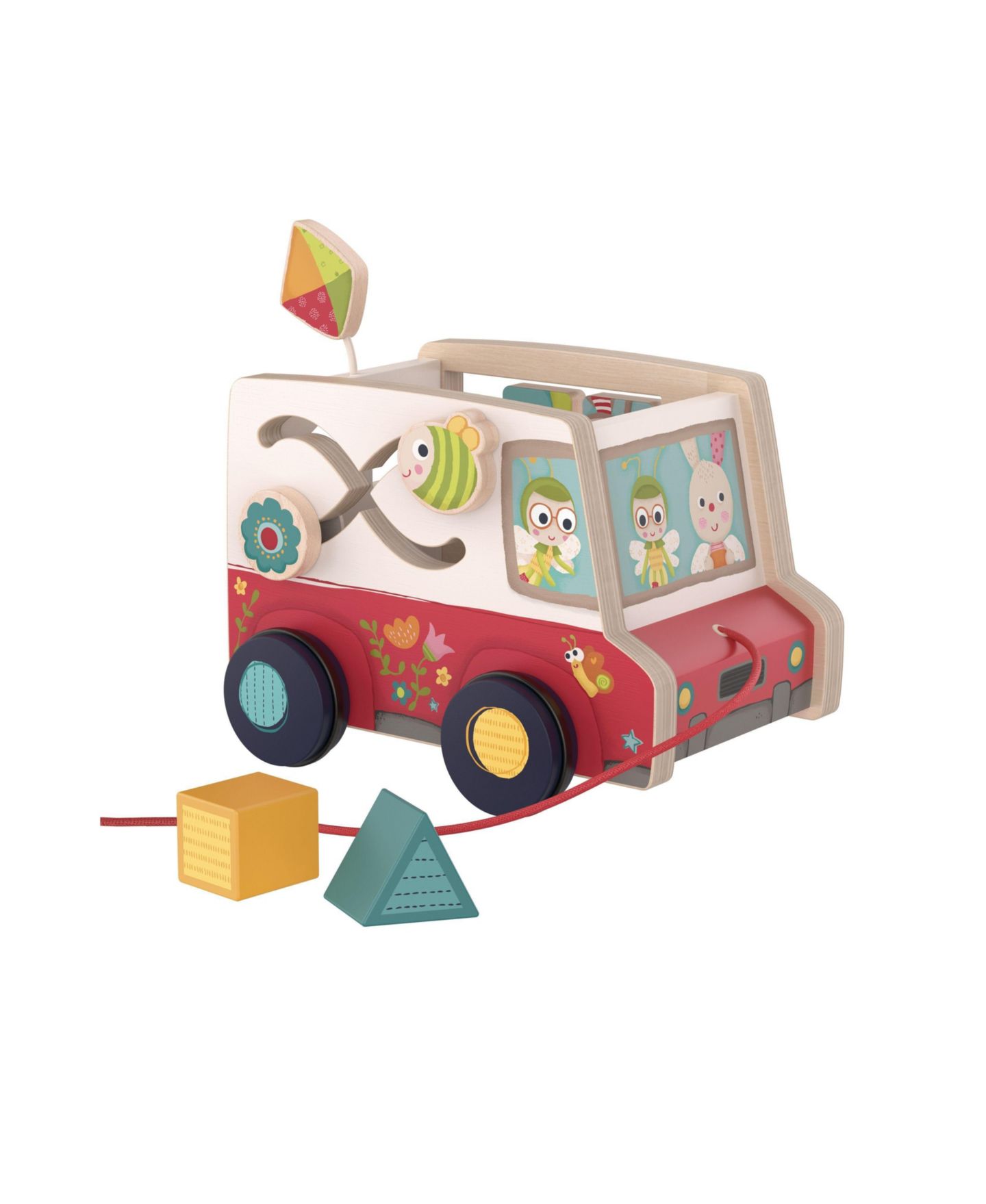 Детская игрушка Bababoo and friends on Tour Push and Pull Toy, цвет: Open Miscellaneous — фото 1