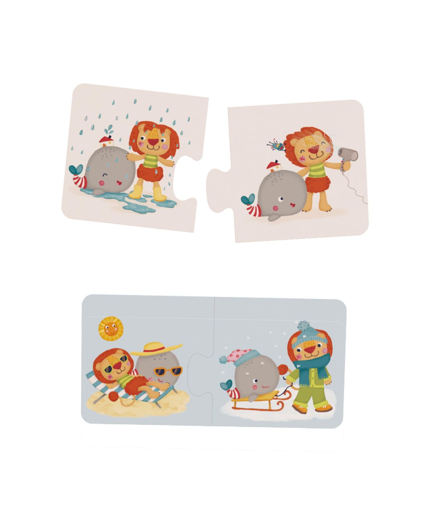 Детские игрушки Bababoo and friends Match Numbers & Opposites Learning Puzzle Set, цвет: Open Miscellaneous — фото 4