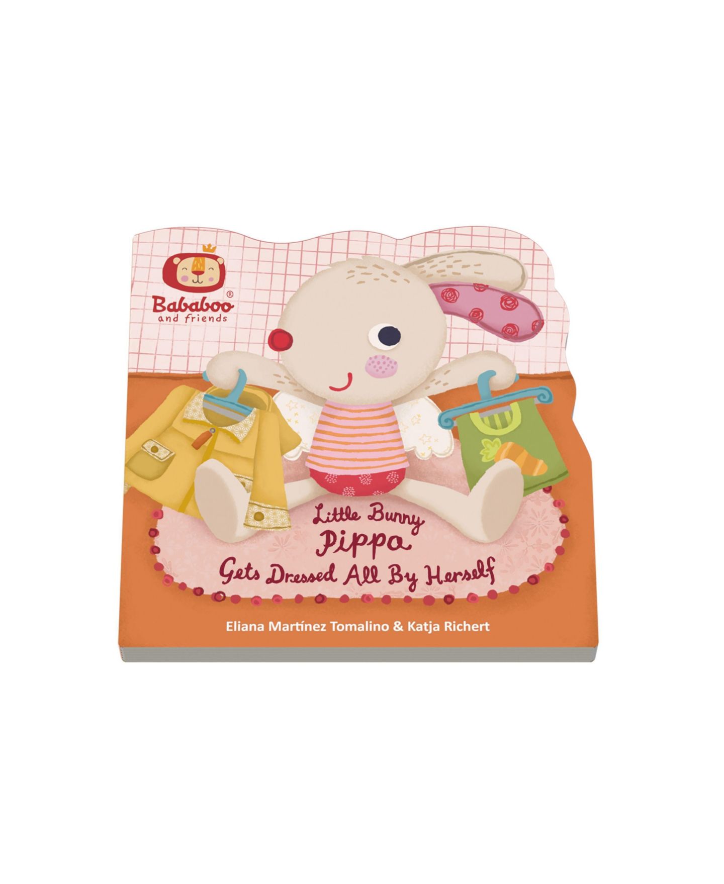 Детские мягкие игрушки Bababoo and friends Pippa Bunny Book and Plush Set, 2-Piece Set — фото 1