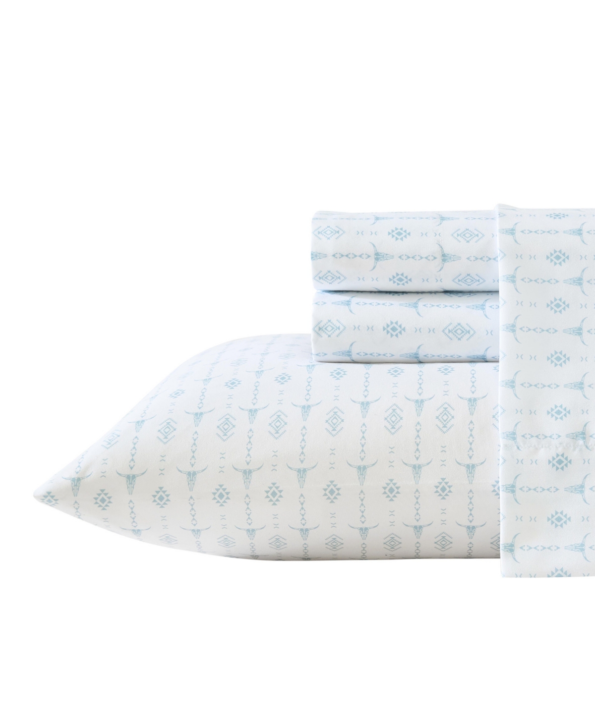 Wrangler Steer Head Stripe Microfiber 3-Pc. Sheet Set