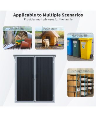 Streamdale Outdoor Storage Shed Waterproof Resin Cabinet with Lockable Doors