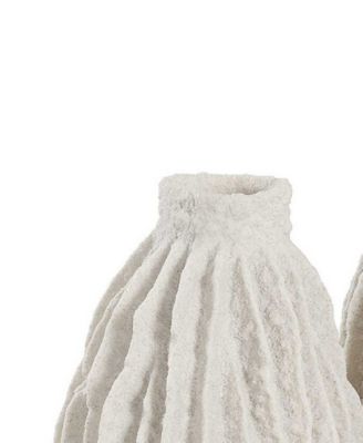 Ridge Vases, Set of 2