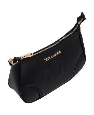 Trapunto Logo Shoulder Bag