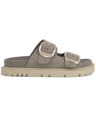Women's Gen Double Buckle Flat Slide Sandals