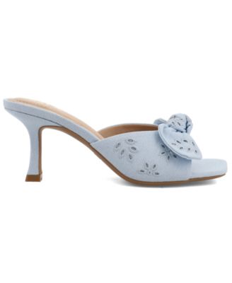 Women's Elyzza Bow Kitten Heel Dress Sandals