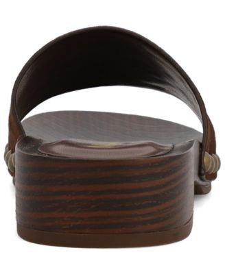 Women's Lanell Low Block Heel Studded Slide Sandals