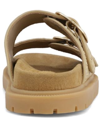 Women's Monica Woven Double Buckle Slip-On Sandals