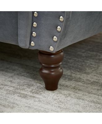 83.5" Oversized L-Shaped Sectional Sofa, 5-Seater Couch with 3 Pillows