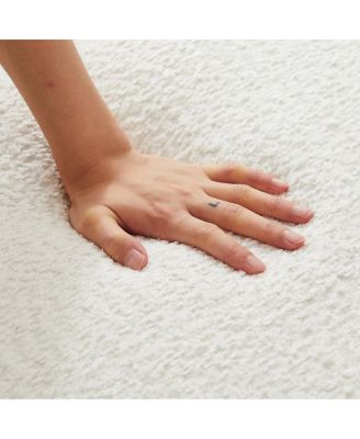 Modular chenille sofa set with 6 pillows, 4 footstools