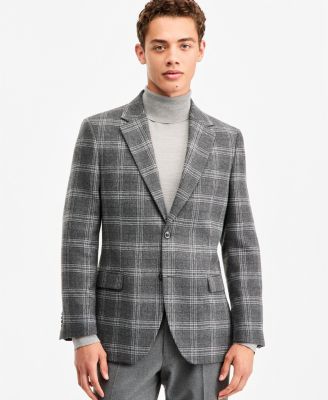 Men's Modern-Fit Tweed Patterned Sport Coat