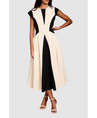 Women's Block Midi Dress