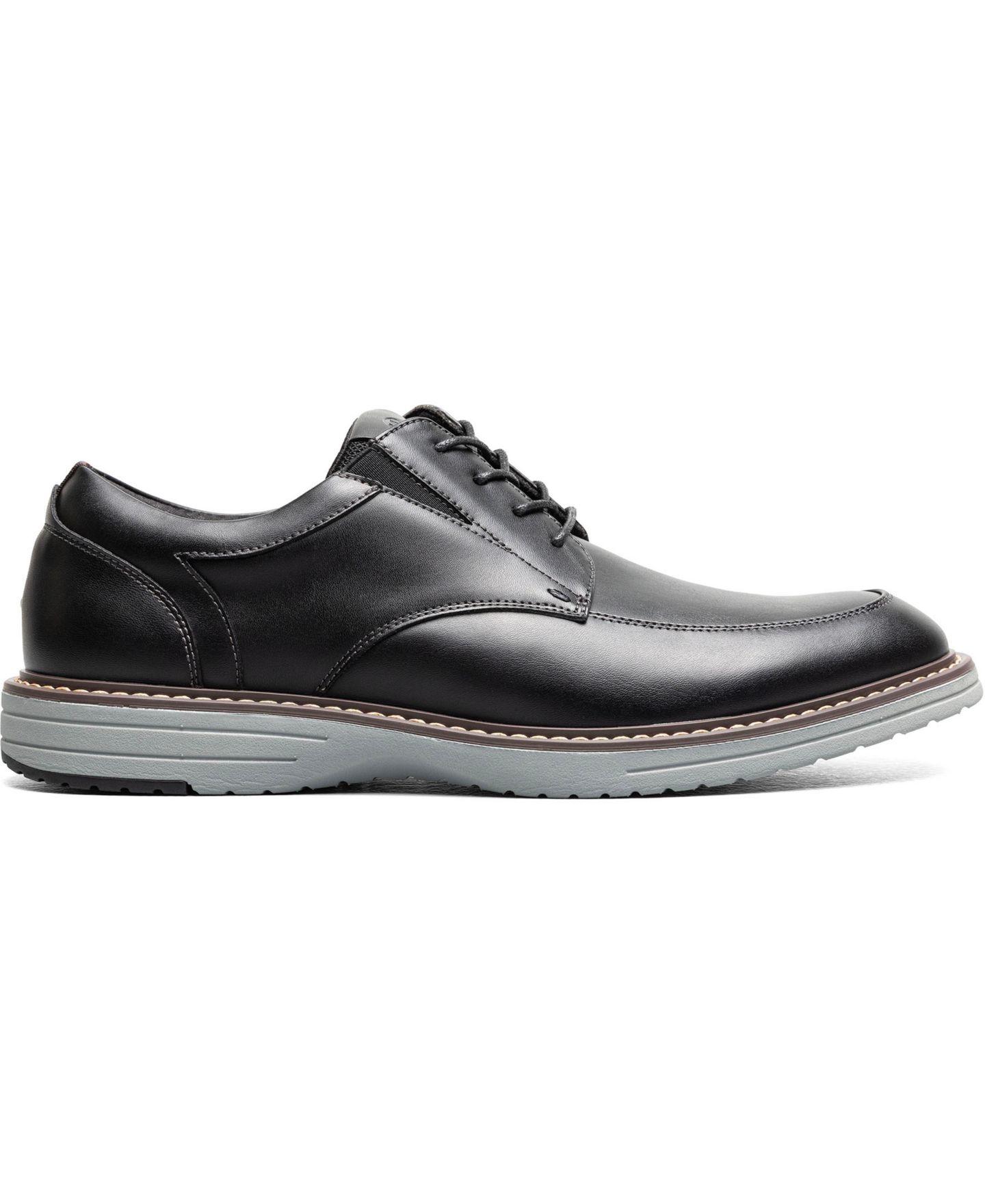 Мужские туфли Nunn Bush Gates Lace-Up Moc Toe Oxford, цвет: Чёрный разноцветный — фото 2