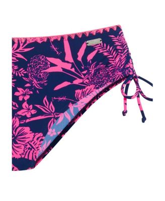 Women's Tropical Mid Rise Bikini Swimsuit Bottom