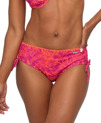 Women's Tropical Mid Rise Bikini Swimsuit Bottom