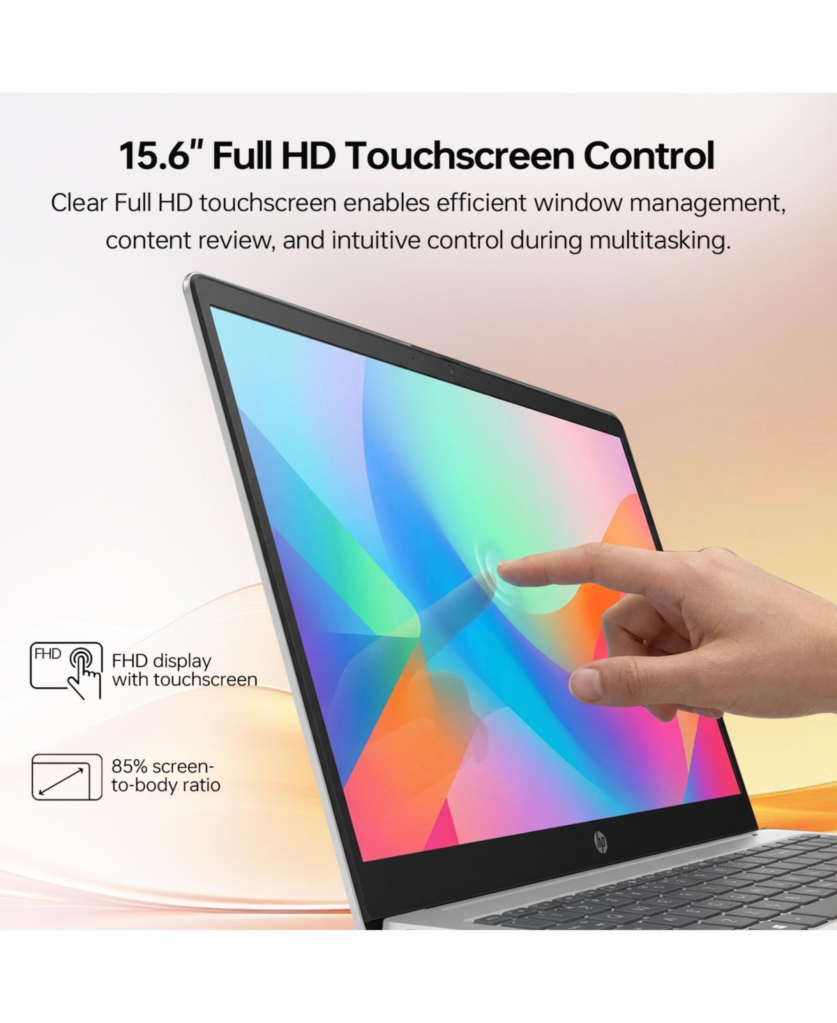 Hp Essential 15.6" Traditional Laptop Amd Ryzen 7 64GB Ram Amd Radeon Graphics 2TB Ssd Storage Windows 11 Pro 60Hz