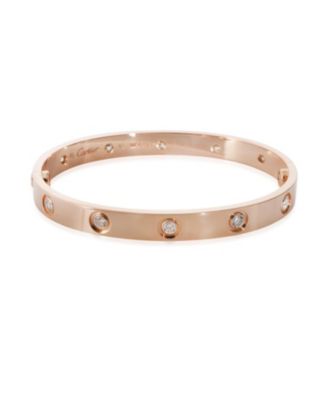 Rose Gold Diamond Love Bracelet