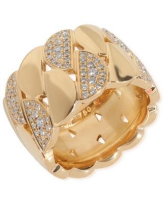 Yellow Gold Diamond La Dona Ring