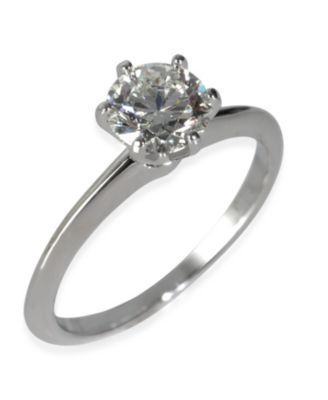 0.95 ct Round Brilliant Diamond Engagement Ring