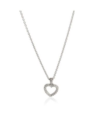 Platinum Diamond Metro Heart Pendant