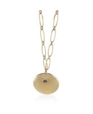 Yellow Gold  Elsa Peretti Round Disc Necklace
