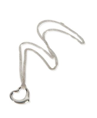 Sterling Silver  Open Heart Pendant