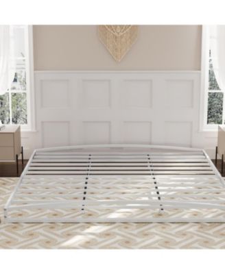 Simple Upholstered Panel Bed Frame, Modern Bed Base with Comfortable Headboard, Multiple Sizes