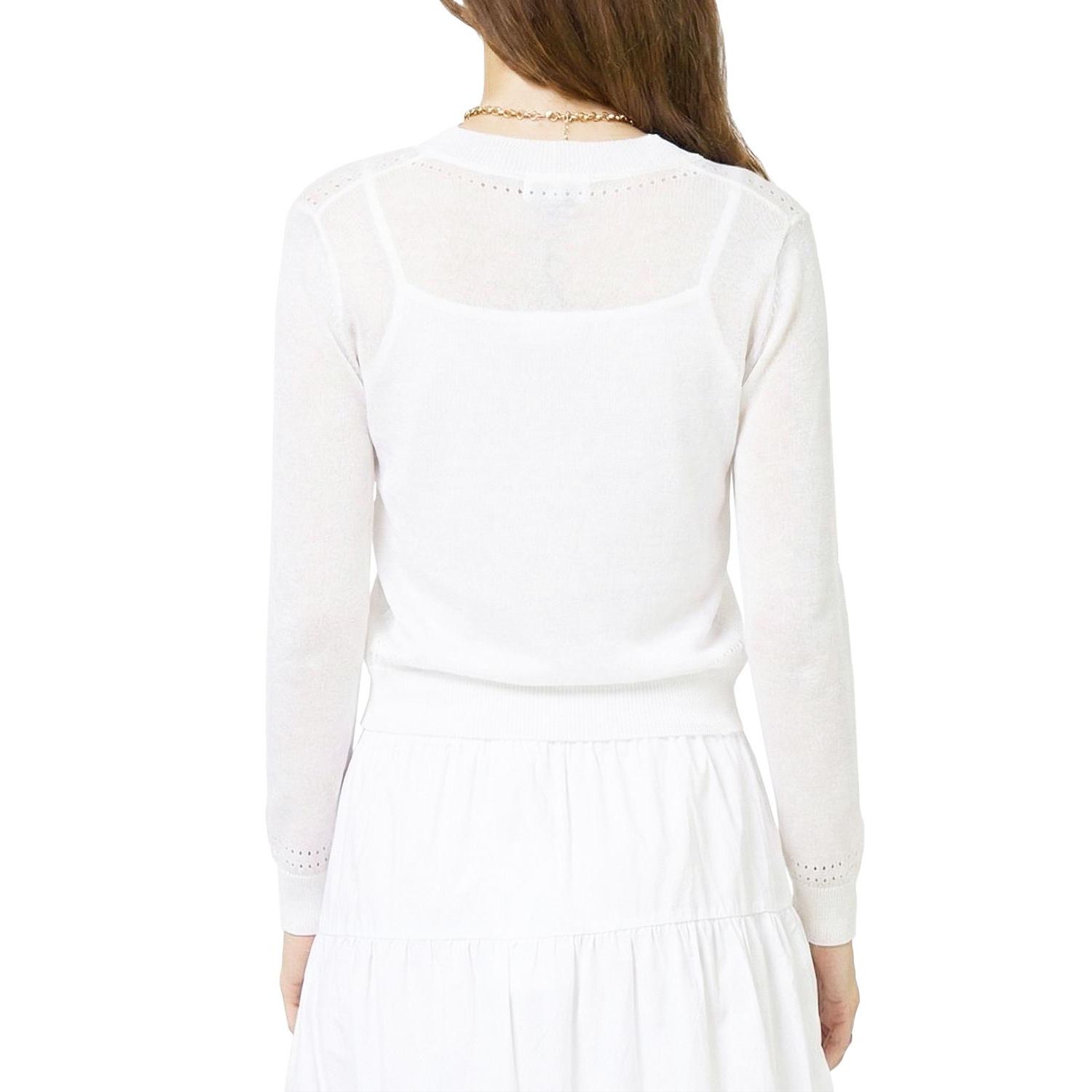 Women's Serena Sheer Pointelle Cardigan