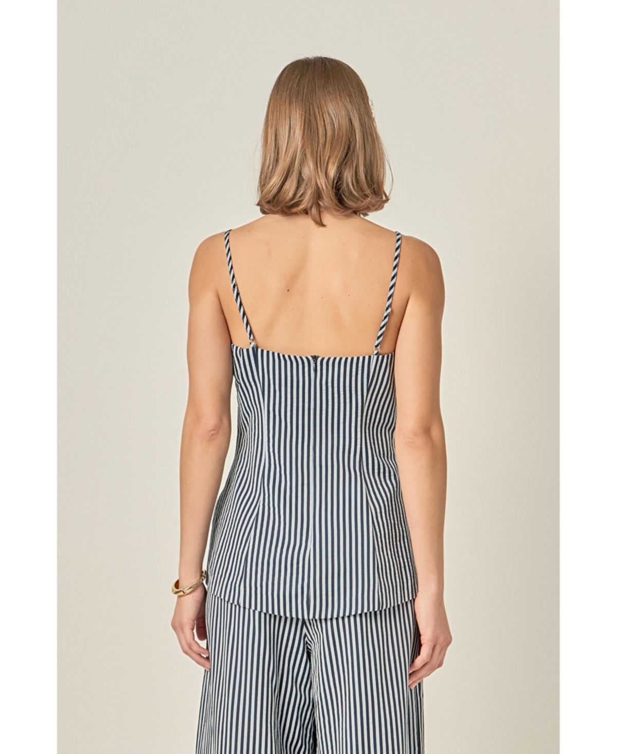 English Factory Women's Striped Long Top