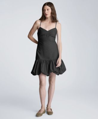 Women's Sweetheart Bubble Flounce Mini Dress