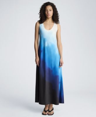 Women's Scoop Neck Long Slip Dress