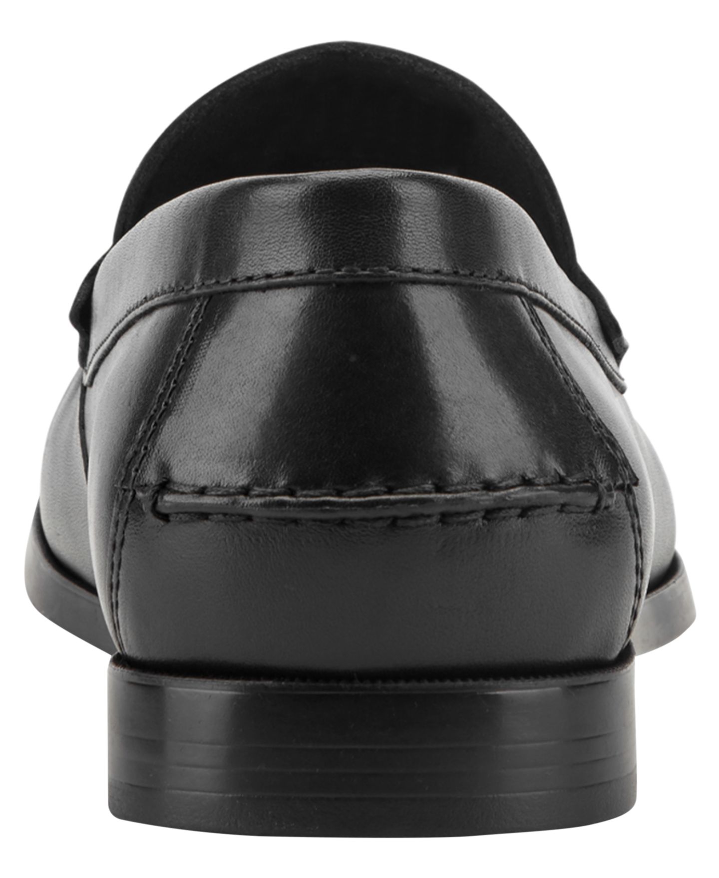 Мужские туфли Rockport Willcox Dress Slip-on Classic Penny, цвет: Чёрный кожаный — фото 3