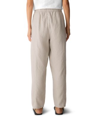 Women's Ankle Pleated Lantern Pants