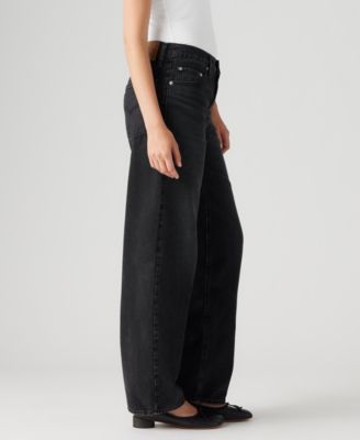 Premium Women's Mid-Rise Baggy Dad Jeans