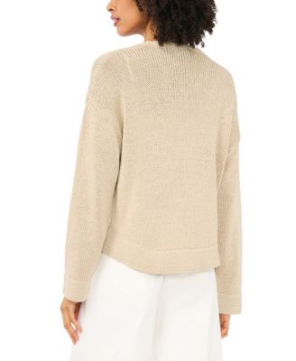 Women's Tie-Front Long-Sleeve Cardigan