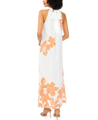 Women's Halter High-Neck Maxi Dress