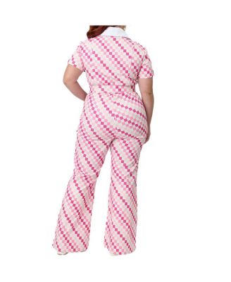 Plus Size Valentine Flare Jumpsuit
