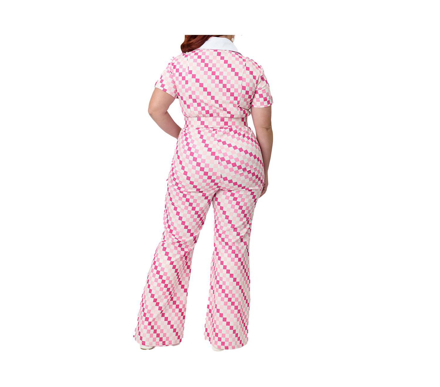 Plus Size Valentine Flare Jumpsuit