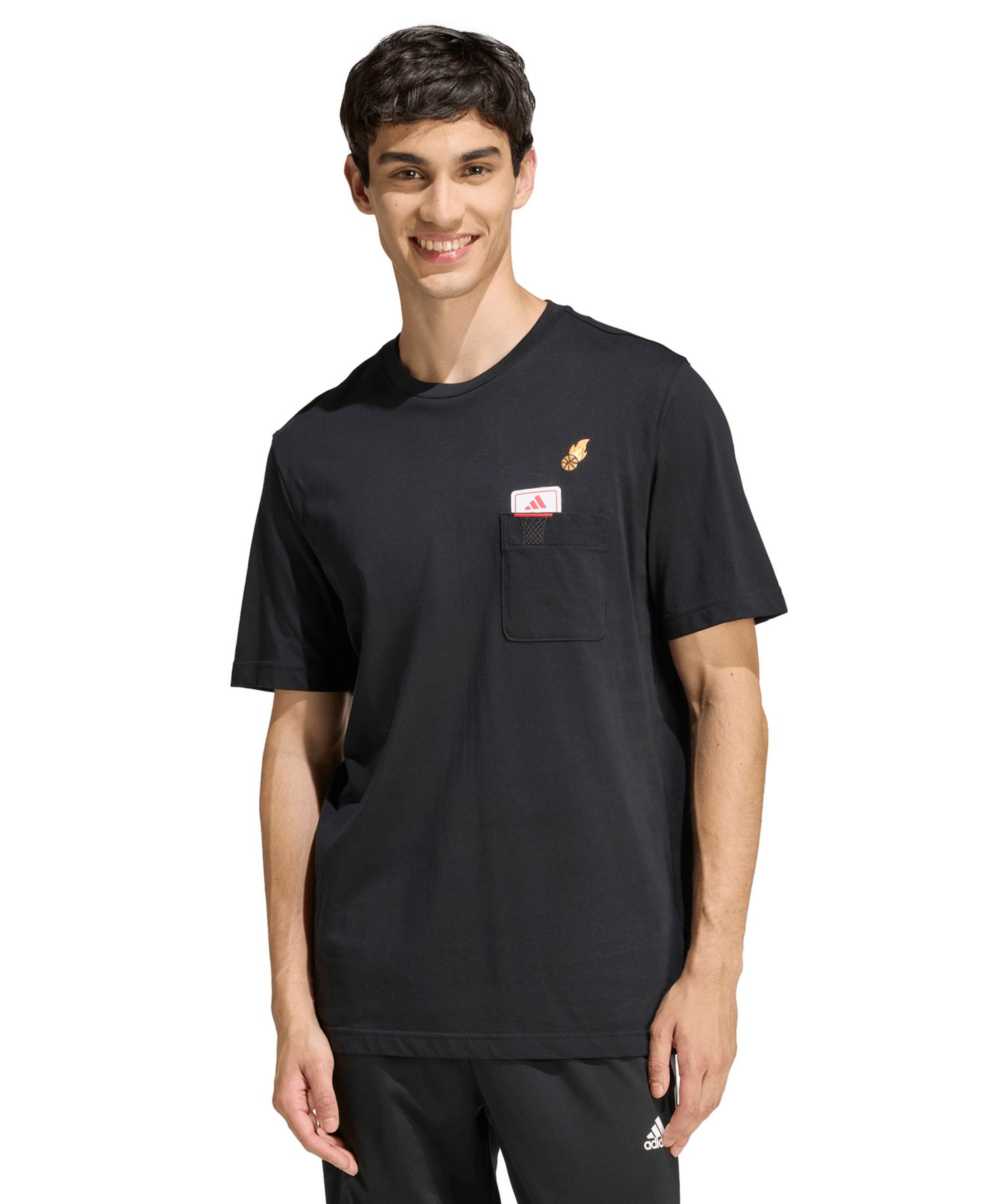 Men's Embroidered Basketball Graphic T-Shirt