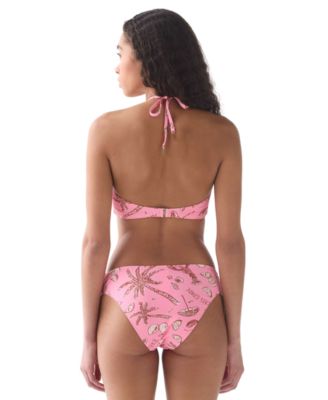 Women's High-Neck Top and High-Cut Bottoms